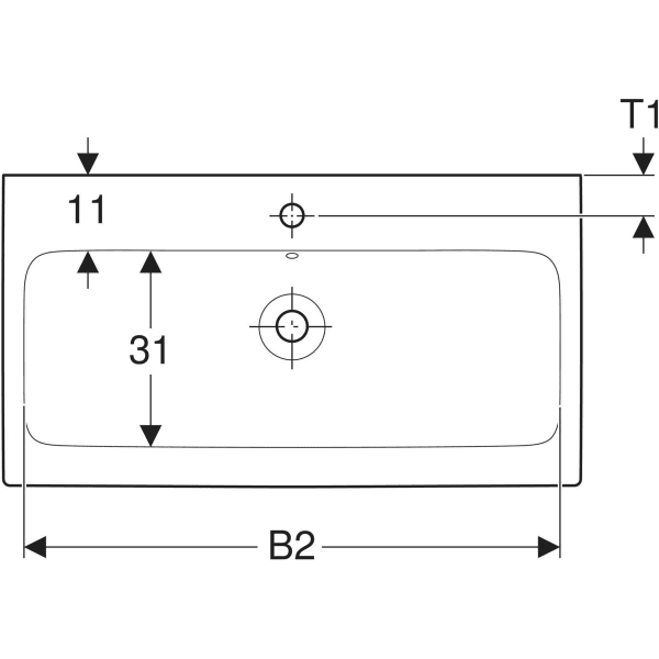 Keramag Geberit ICon Washbasin