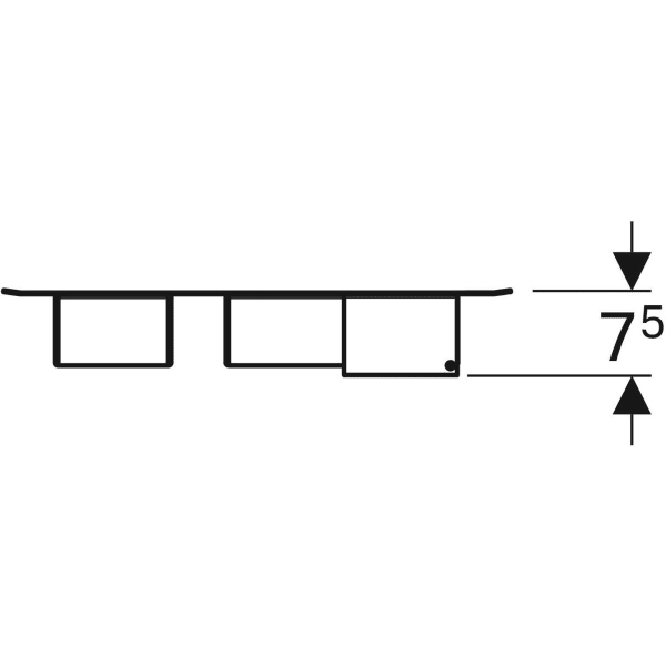 Keramag Geberit Magnetic Board With Storage Boxes
