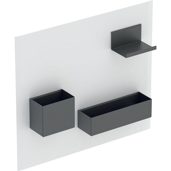 keramag Geberit magnetic board with storage boxes
