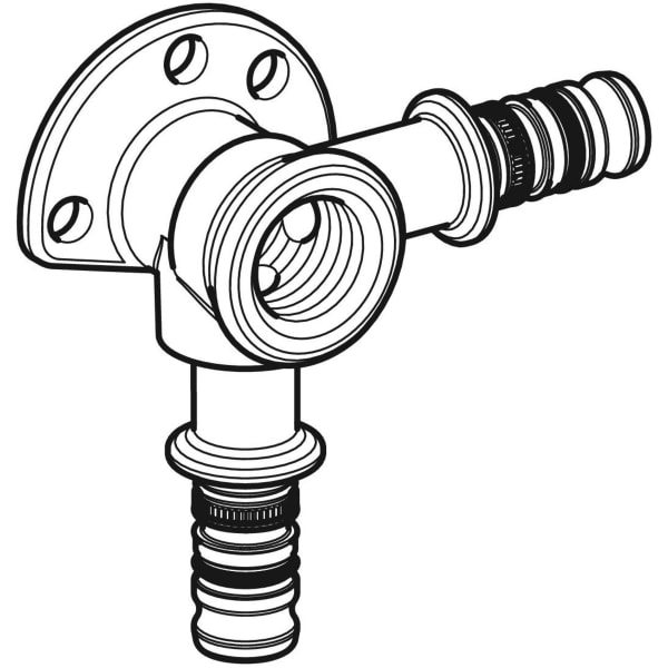 Keramag Geberit Mepla Corner Elbow Connector 90°