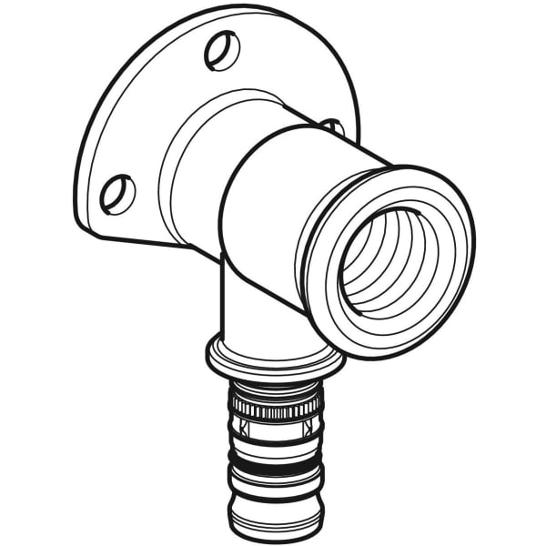 Keramag Geberit Mepla Elbow Tap Connector 90°