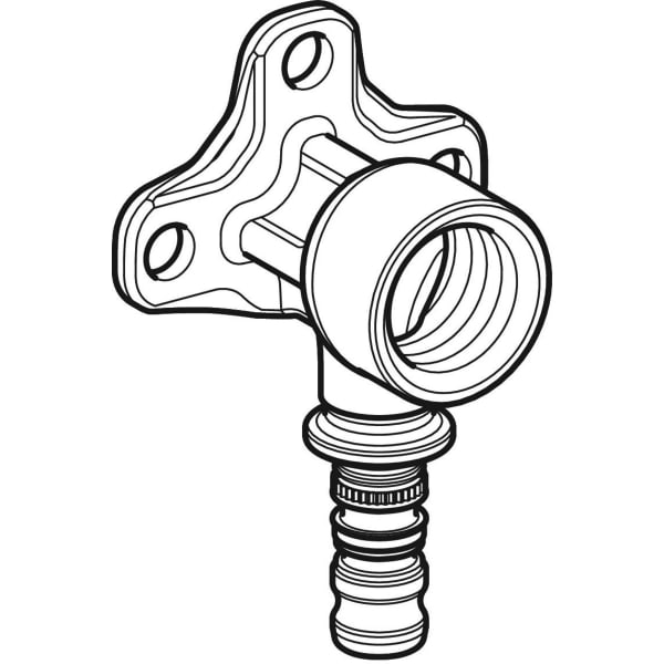 Keramag Geberit Mepla Elbow Tap Connector 90°