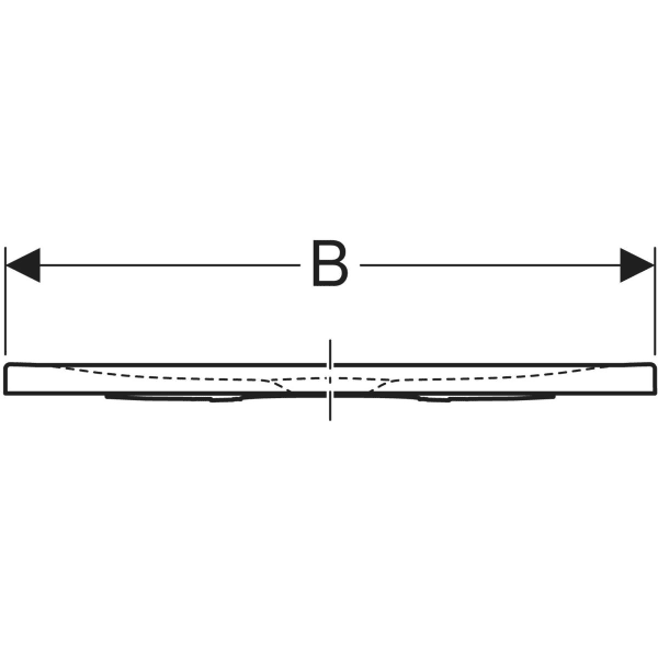 Keramag Geberit Nemea Square Shower Tray
