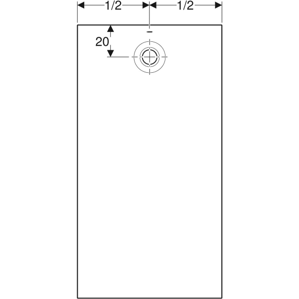 Keramag Geberit Olona Rectangular Shower Tray