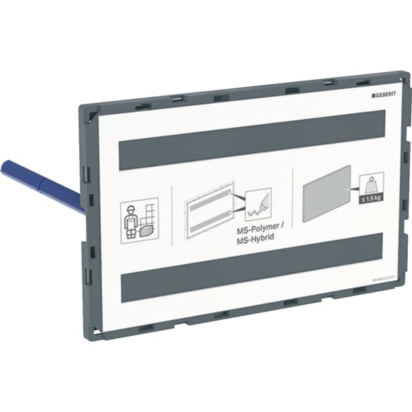 keramag Geberit Omega cover plate surface-even