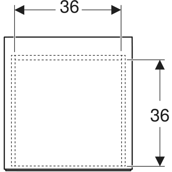Keramag Geberit ONE Low Cabinet With One Drawer