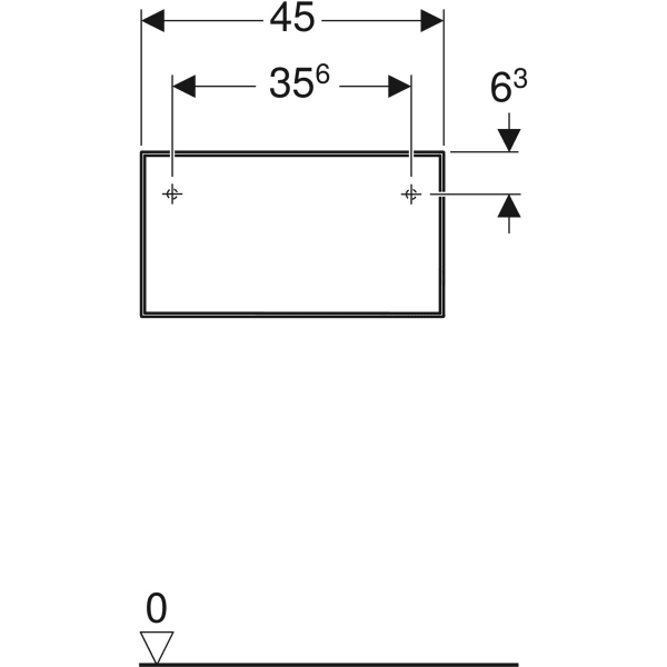 Keramag Geberit ONE Low Cabinet With One Drawer