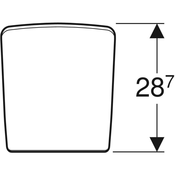 Keramag Geberit Pareo Urinal Lid