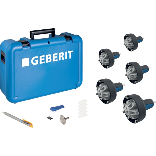 keramag Geberit pipe scraper set in case