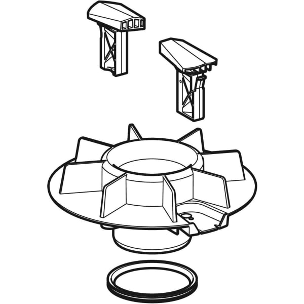 Keramag Geberit Pluvia Emergency Overflow