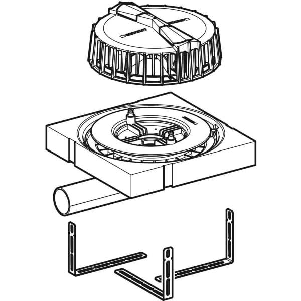 Keramag Geberit Pluvia Roof Outlet