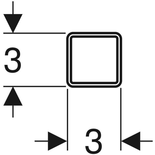 Keramag Geberit Pluvia Support Rail