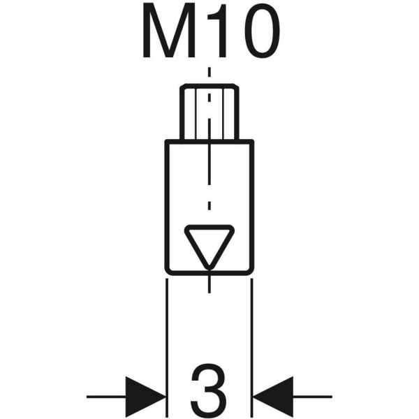 Keramag Geberit Pluvia Suspension Element
