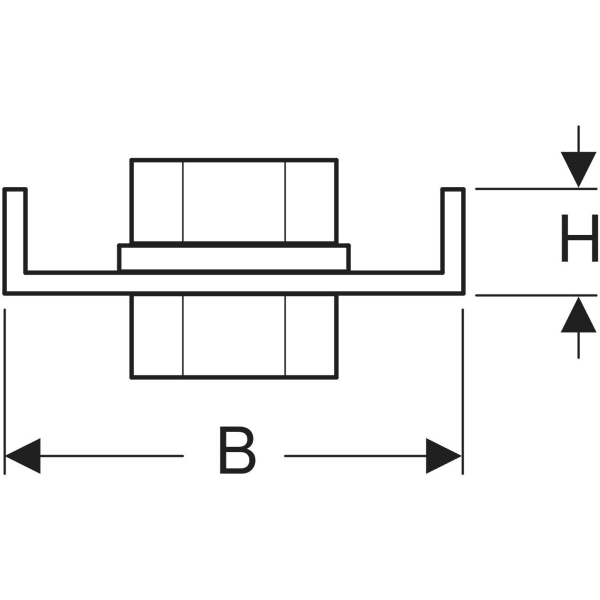Keramag Geberit Pluvia Suspension Element
