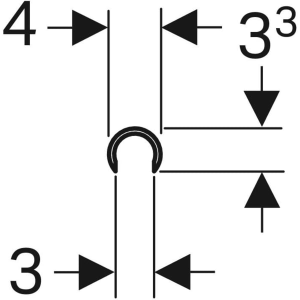 Keramag Geberit Publica Sink Rim Guard