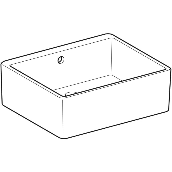 Keramag Geberit Publica Utility Sink With Overflow