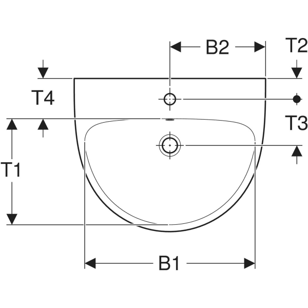 Keramag Geberit Selnova Washbasin