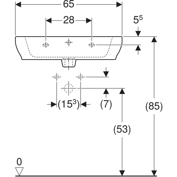 Keramag Geberit Senya Washbasin