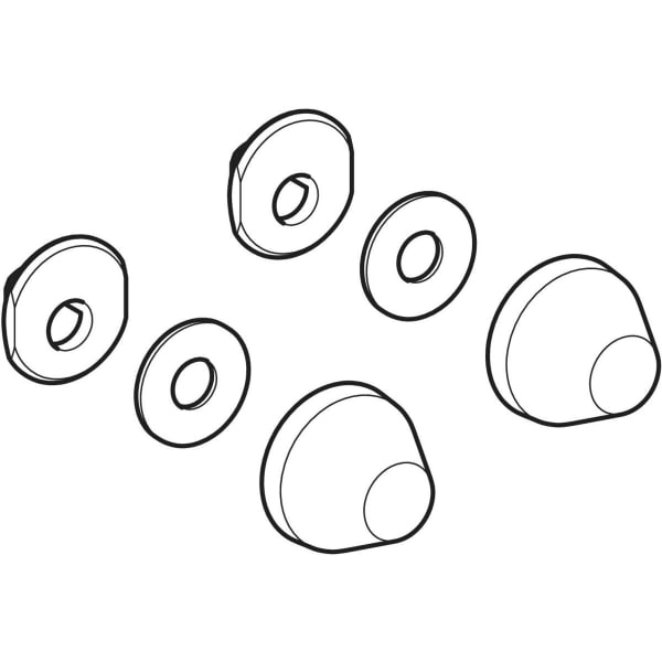 Keramag Geberit Set Of Cover Caps