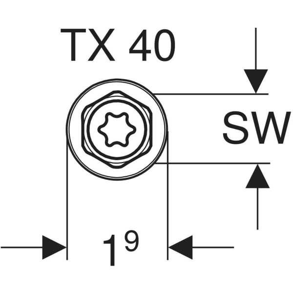 Keramag Geberit Set Of Wood Screws With Dowels