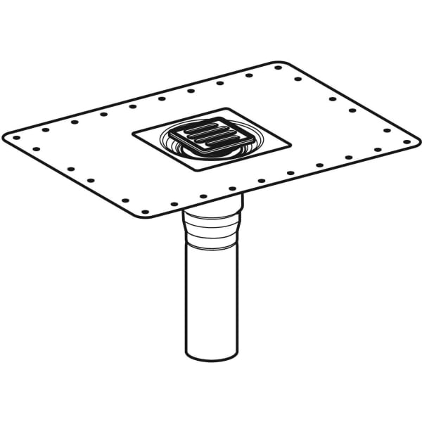 Keramag Geberit Shower Floor Drain Cross-floor