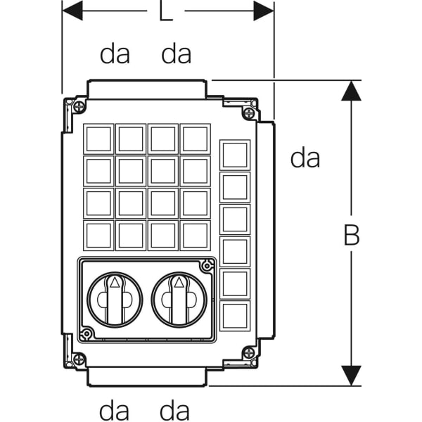 Keramag Geberit Shut-off And Manifold Unit Compact