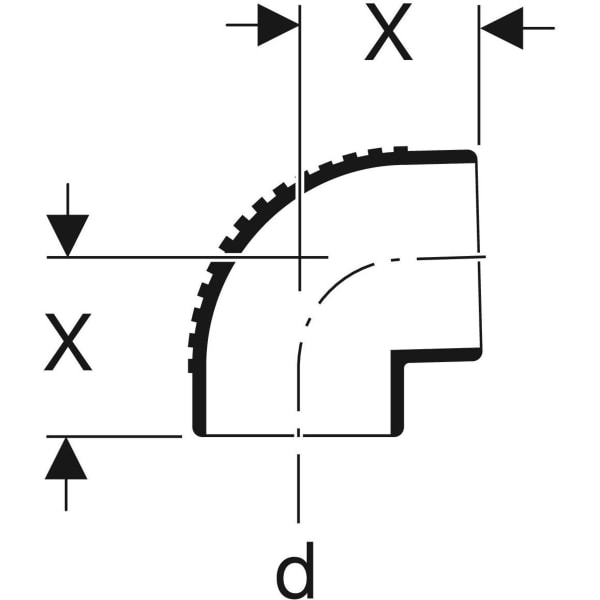 Keramag Geberit Silent-db20 Bend 88.5°