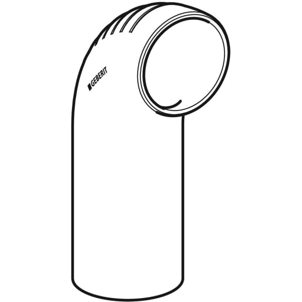 Keramag Geberit Silent-db20 Bend 90° With Large Leg