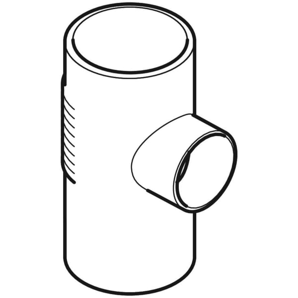 Keramag Geberit Silent-db20 Branch Fitting 88.5°