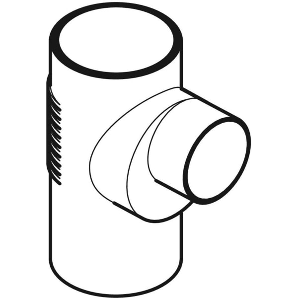 Keramag Geberit Silent-db20 Branch Fitting 88.5°