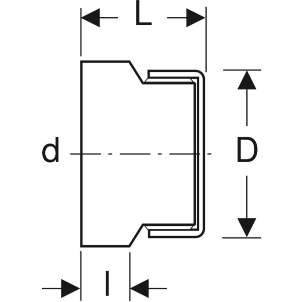 Keramag Geberit Silent-db20 End Cap Screwable