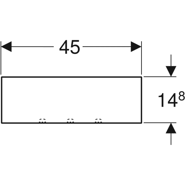 Keramag Geberit Smyle Square Wall Shelf