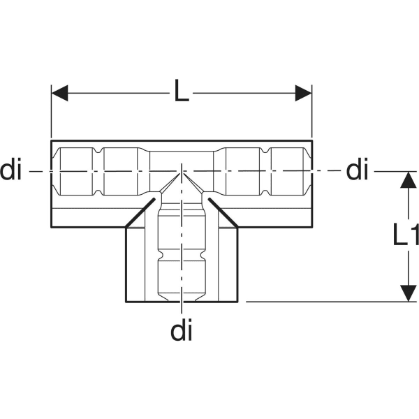 Keramag Geberit T-piece Shell