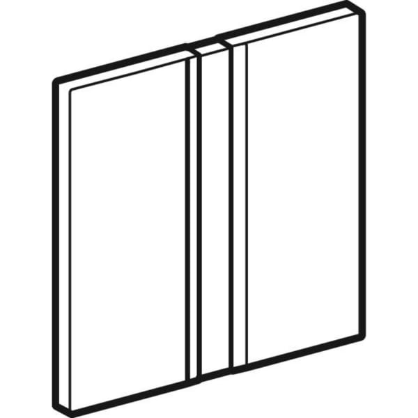 Keramag Geberit Type 50 Cover Plate Square