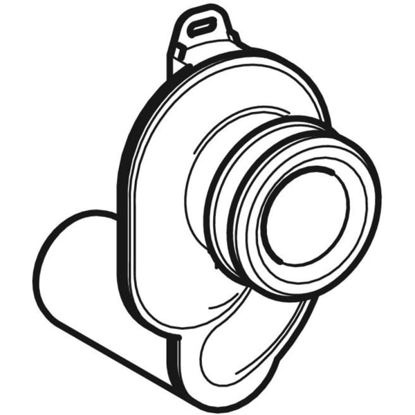 Keramag Geberit Urinal Trap Horizontal Outlet