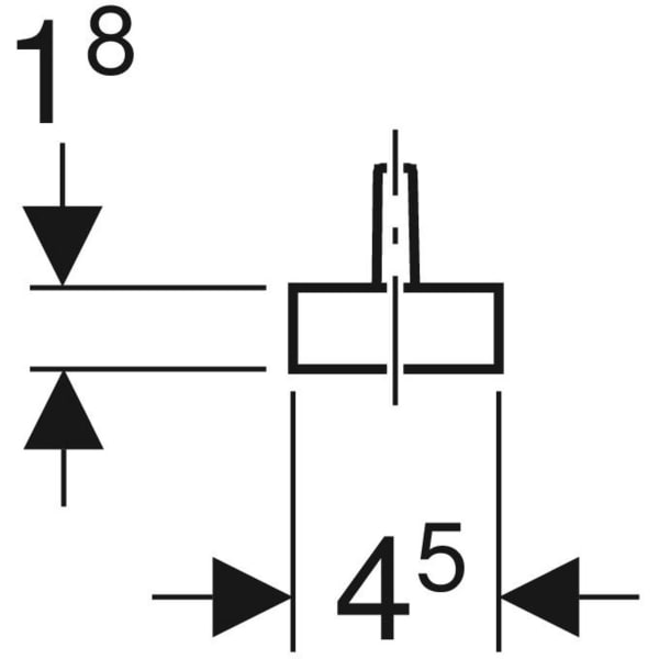 Keramag Geberit Valve Screen