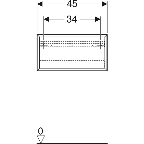 Keramag Geberit Wall Box Rectangular