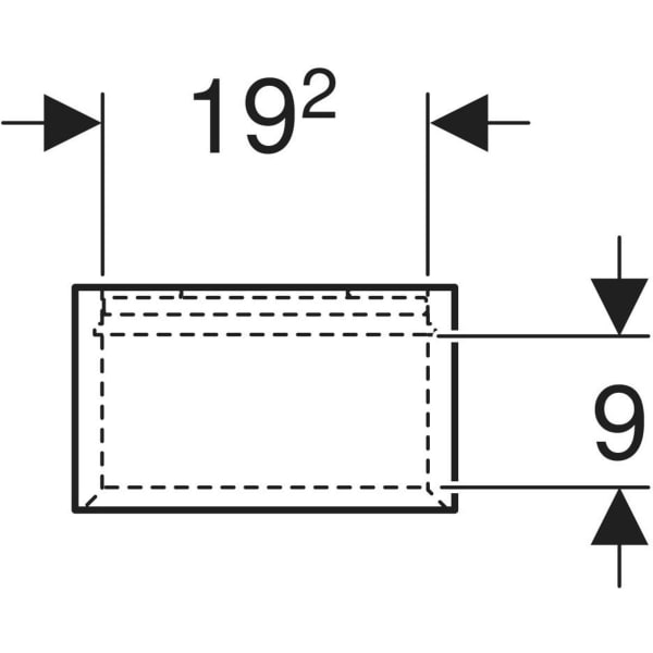 Keramag Geberit Wall Box Square