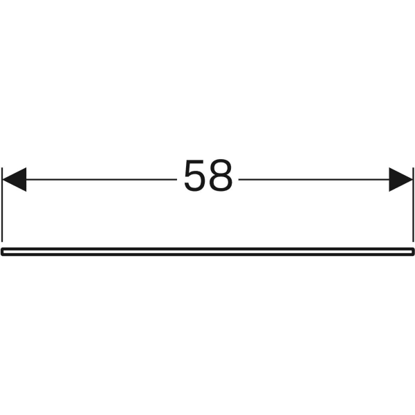 Keramag Geberit Xeno² Glass Shelf
