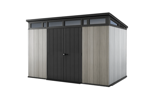 keter Artisan 11x7 Storage Shed - Grey