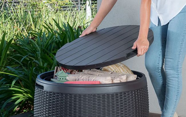 Keter Circa 37 Gallon Deck Box - Graphite