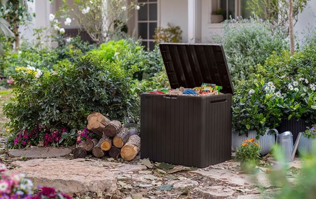 Keter City Box 30 Gallon Deck Box - Brown