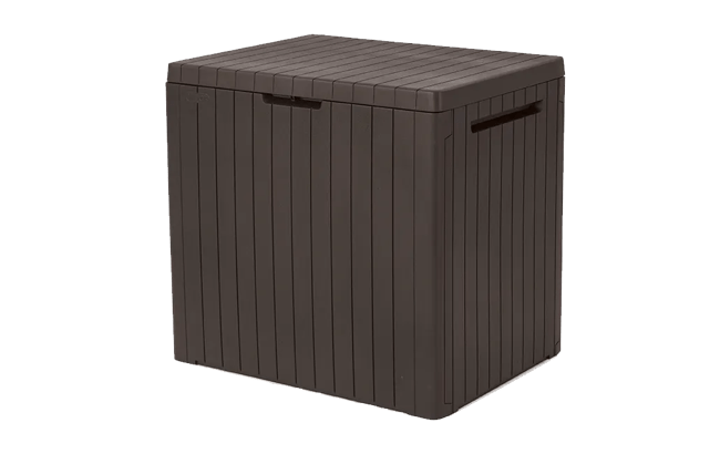 keter City Box 30 Gallon Deck Box - Brown