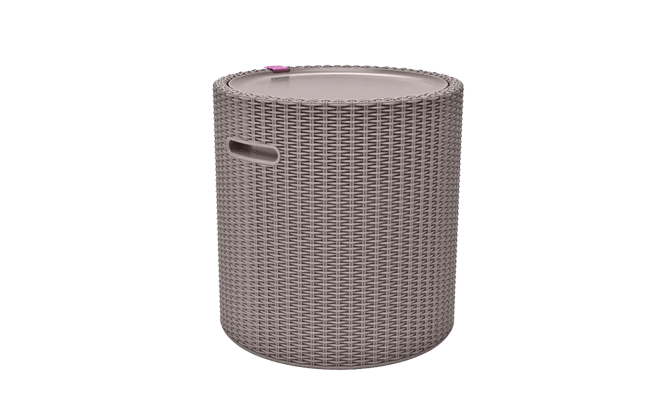 keter Cooler Side Table - Cappuccino