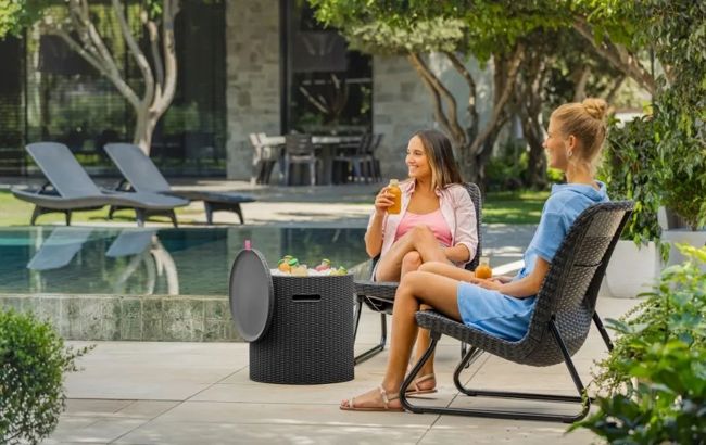 Keter Cooler Side Table - Graphite