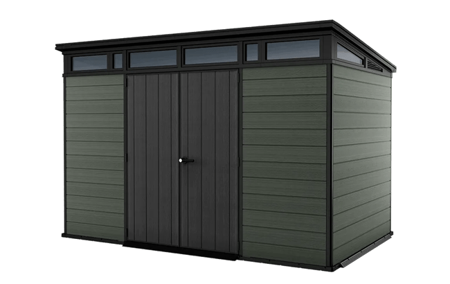 keter Cortina 11x7 Storage Shed - Green