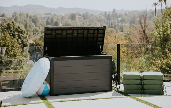 Keter Cortina 200 Gallon Deck Box - Graphite