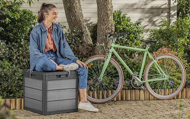 Keter Cortina 30 Gallon Deck Box - Graphite