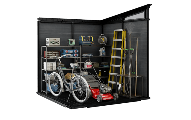 Keter Cortina 7x7 Storage Shed - Graphite