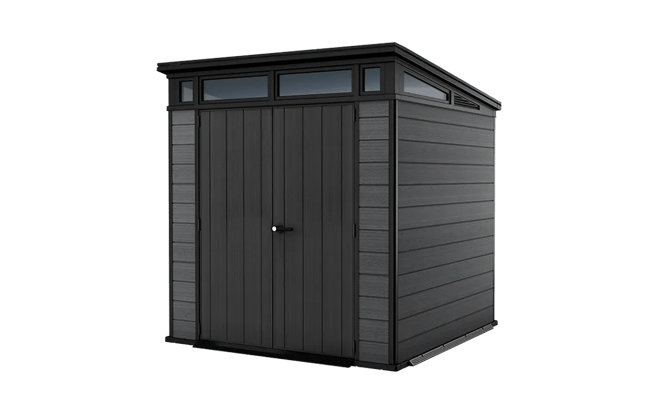 keter Cortina 7x7 Storage Shed - Graphite